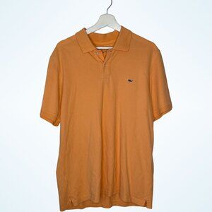 Vineyard Vines Short Sleeve Pastel Orange Polo M